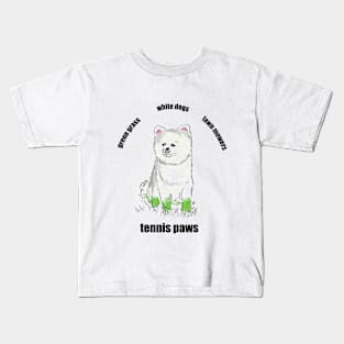 Tennis Paws Kids T-Shirt